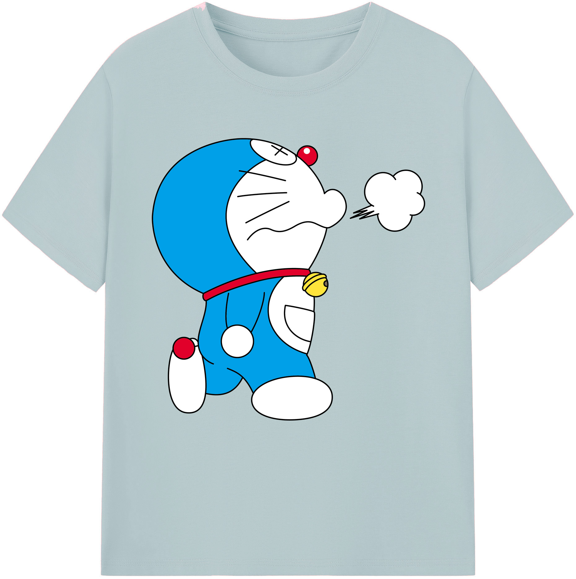 （画像用） ドラえもん Doraemon 綿100％半袖Tシャツ（フロントプリント）